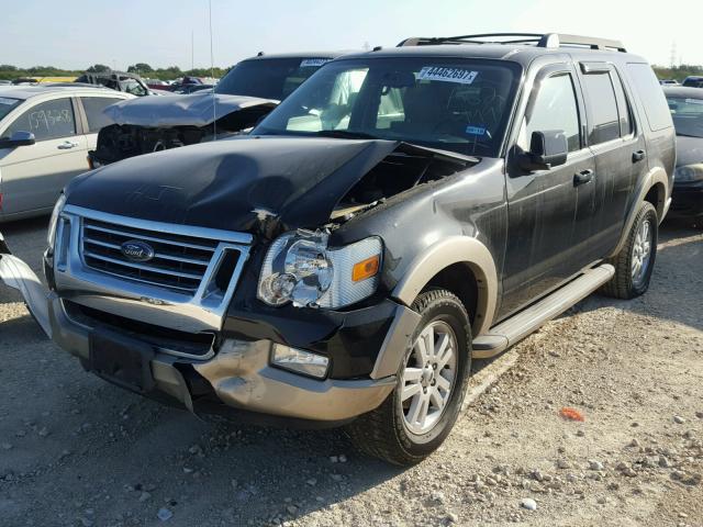 1FMEU6EE7AUA62499 - 2010 FORD EXPLORER E BLACK photo 2