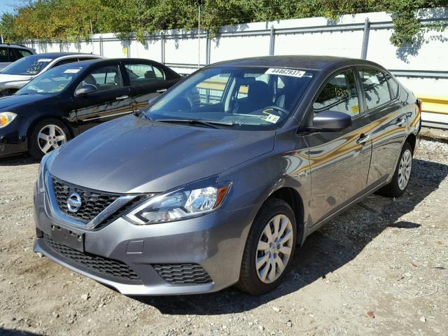 3N1AB7AP2GY269669 - 2016 NISSAN SENTRA GRAY photo 2