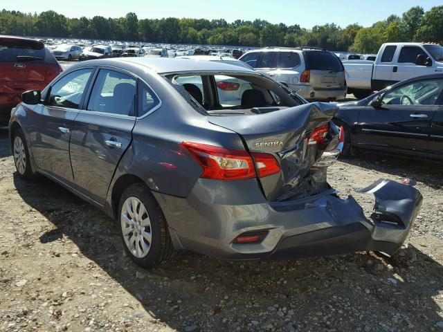 3N1AB7AP2GY269669 - 2016 NISSAN SENTRA GRAY photo 3