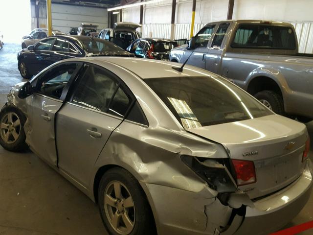 1G1PC5SB0D7180006 - 2013 CHEVROLET CRUZE LT SILVER photo 3