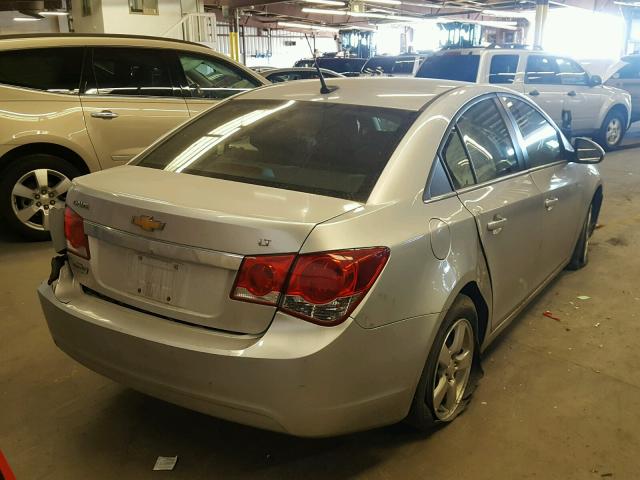 1G1PC5SB0D7180006 - 2013 CHEVROLET CRUZE LT SILVER photo 4