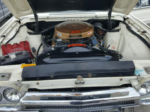 3Y87Z162377 - 1963 FORD THUNDERBIR CREAM photo 7