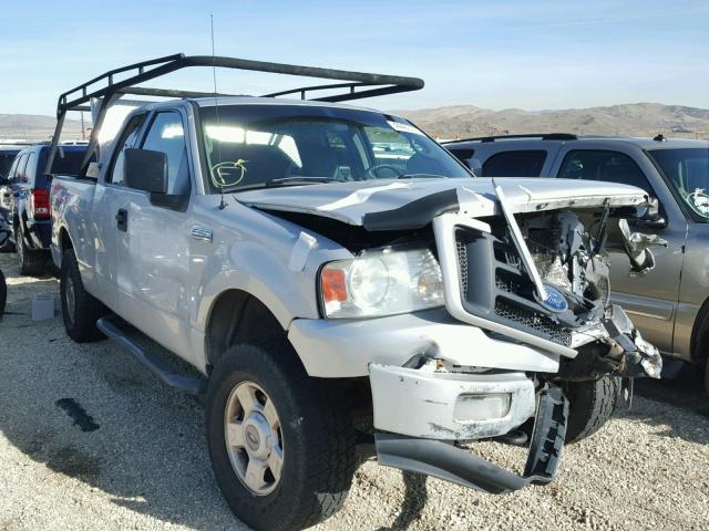 1FTRX14W64NC09257 - 2004 FORD F150 GRAY photo 1