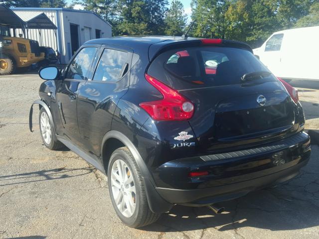 JN8AF5MR9ET357826 - 2014 NISSAN JUKE BLACK photo 3