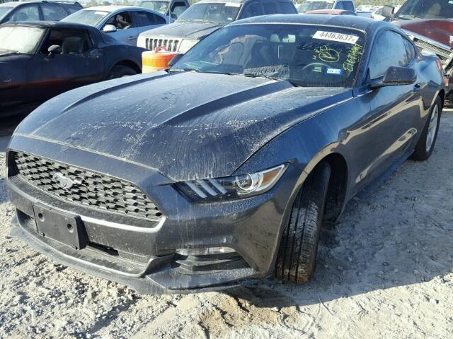 1FA6P8AM8H5323075 - 2017 FORD MUSTANG CHARCOAL photo 2