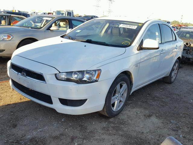 JA3AU26U28U001121 - 2008 MITSUBISHI LANCER ES WHITE photo 2