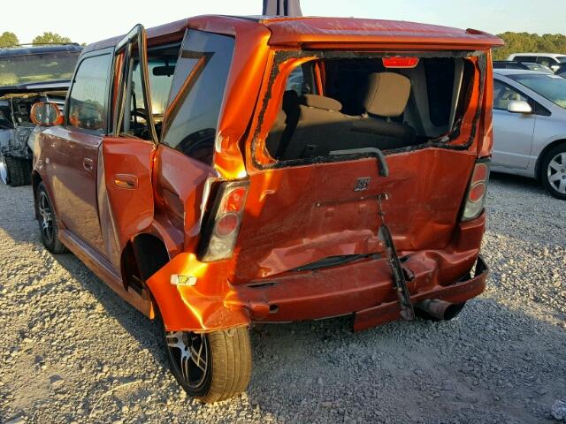 JTLKT324440162399 - 2004 TOYOTA SCION XB Naranja foto 3