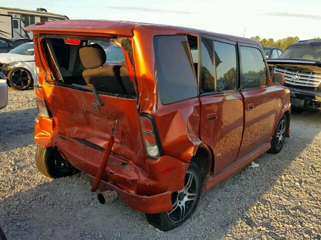 JTLKT324440162399 - 2004 TOYOTA SCION XB Naranja foto 4