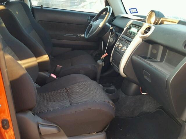 JTLKT324440162399 - 2004 TOYOTA SCION XB Naranja foto 5