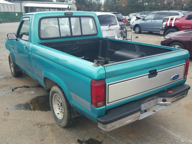 1FTCR10A2NTA76830 - 1992 FORD RANGER GREEN photo 3