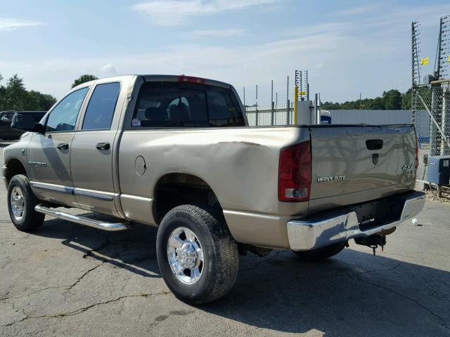 1D7KS28C46J214463 - 2006 DODGE RAM 2500 S Մոխրագույն լուսանկար 3