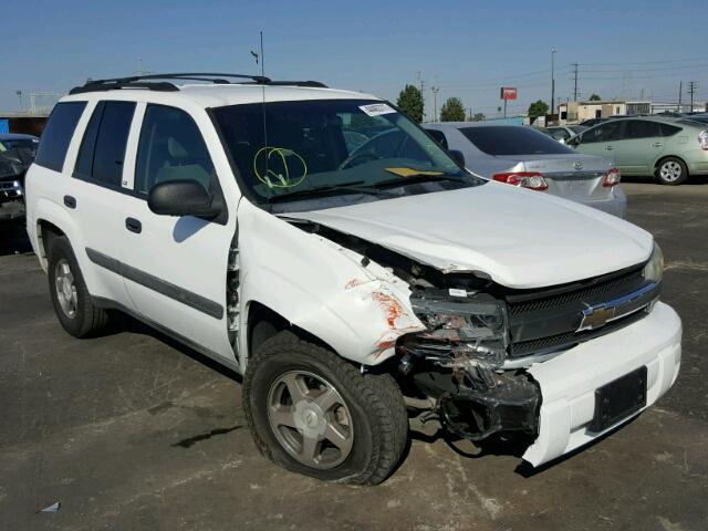 1GNDS13S042279403 - 2004 CHEVROLET TRAILBLAZE WHITE photo 1