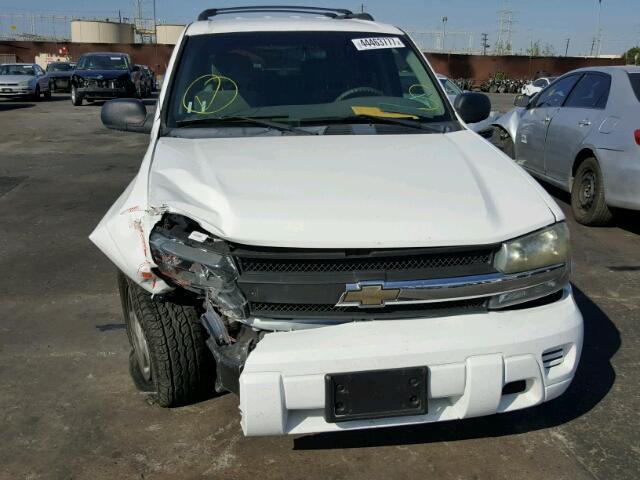 1GNDS13S042279403 - 2004 CHEVROLET TRAILBLAZE WHITE photo 9