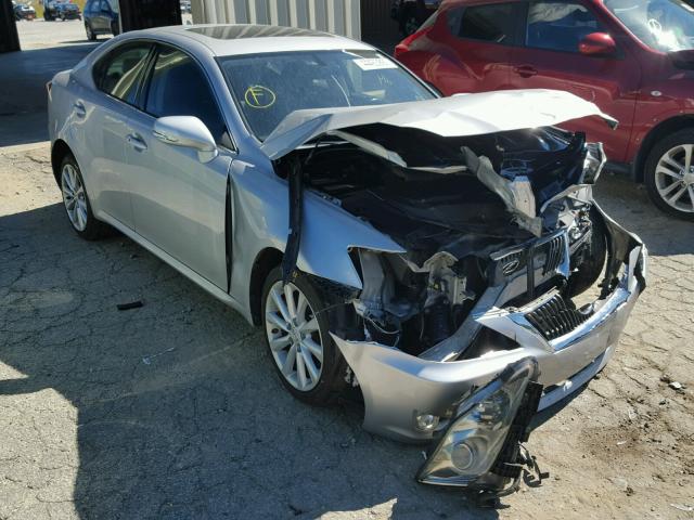 JTHCF5C26A5036476 - 2010 LEXUS IS 250 SILVER photo 1