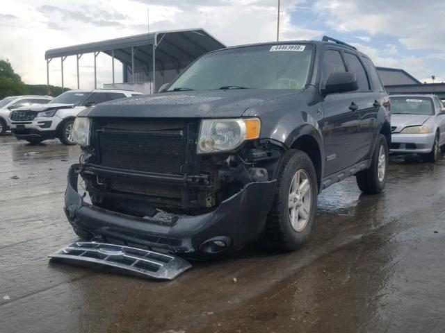 1FMCU49H28KE45854 - 2008 FORD ESCAPE HEV GRAY photo 2