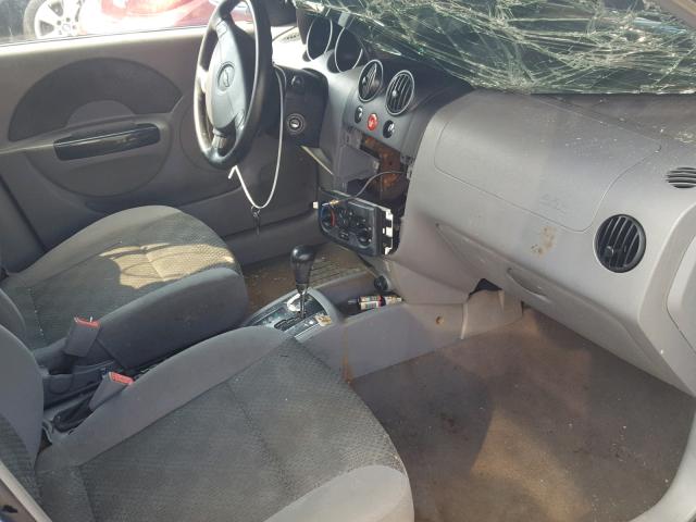 KL1TD52655B482144 - 2005 CHEVROLET AVEO BASE Niebieski zdjęcie 5