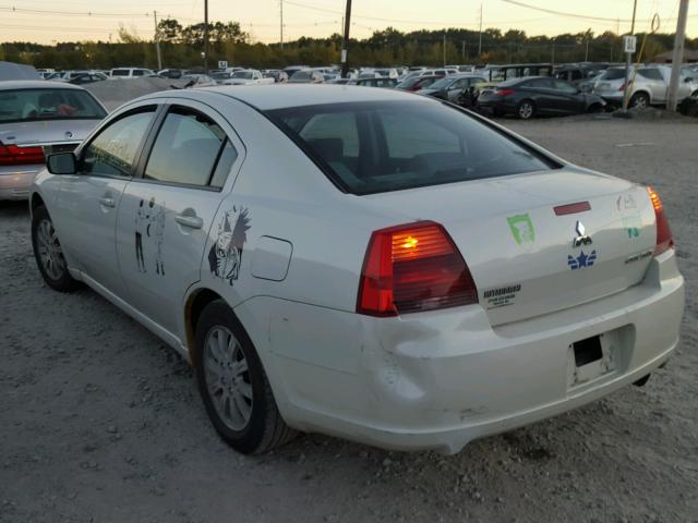 4A3AB36F98E017340 - 2008 MITSUBISHI GALANT WHITE photo 3