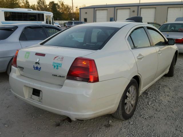 4A3AB36F98E017340 - 2008 MITSUBISHI GALANT WHITE photo 4