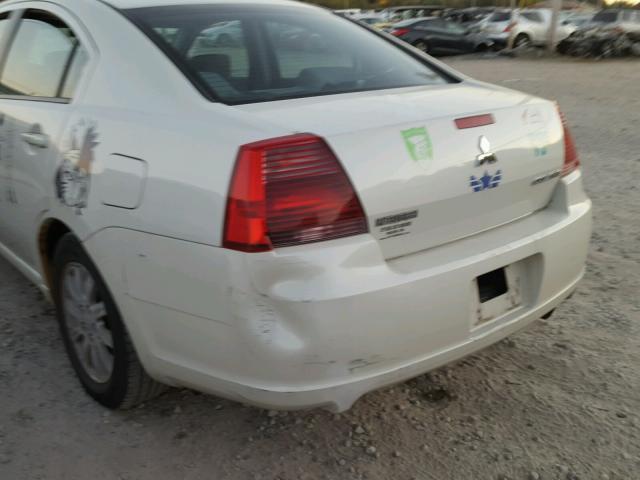 4A3AB36F98E017340 - 2008 MITSUBISHI GALANT WHITE photo 9