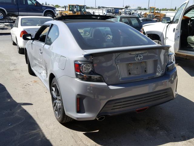 JTKJF5C79E3079790 - 2014 TOYOTA SCION TC 灰色 照片 3