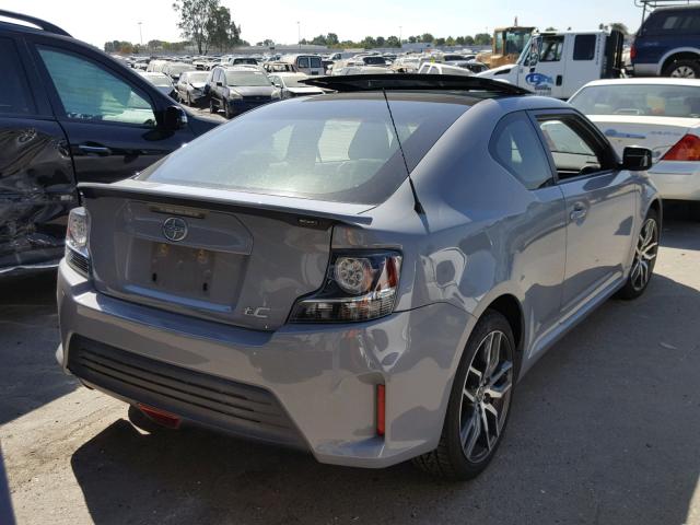 JTKJF5C79E3079790 - 2014 TOYOTA SCION TC 灰色 照片 4