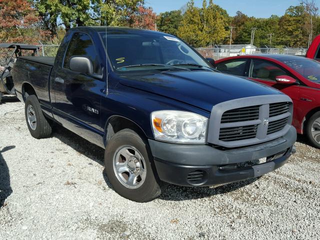 1D7HA16N68J234888 - 2008 DODGE RAM 1500 BLUE photo 1