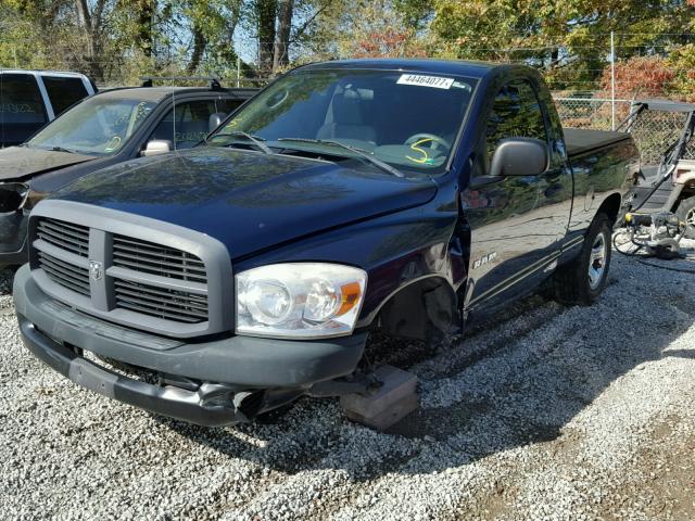 1D7HA16N68J234888 - 2008 DODGE RAM 1500 BLUE photo 2