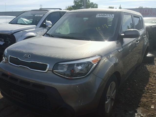 KNDJN2A21G7408610 - 2016 KIA SOUL GRAY photo 2