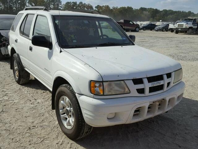 4S2DM58Y244313437 - 2004 ISUZU RODEO WHITE photo 1