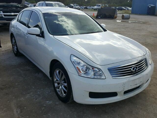 JNKBV61E48M224401 - 2008 INFINITI G35 WHITE photo 1