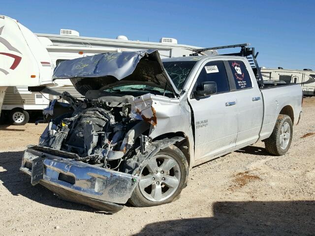 1C6RR6GT1ES287223 - 2014 RAM 1500 SLT GRAY photo 2