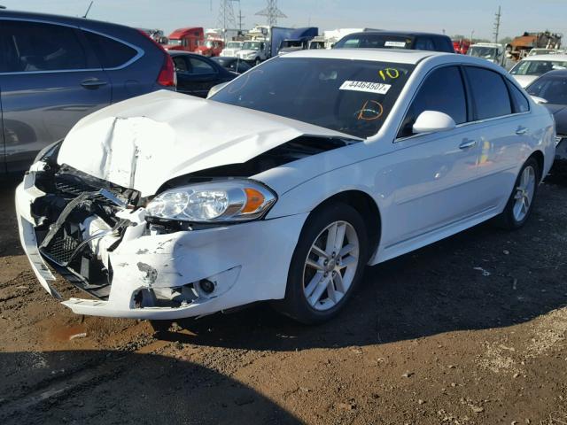 2G1WC5E34E1160372 - 2014 CHEVROLET IMPALA LIM WHITE photo 2