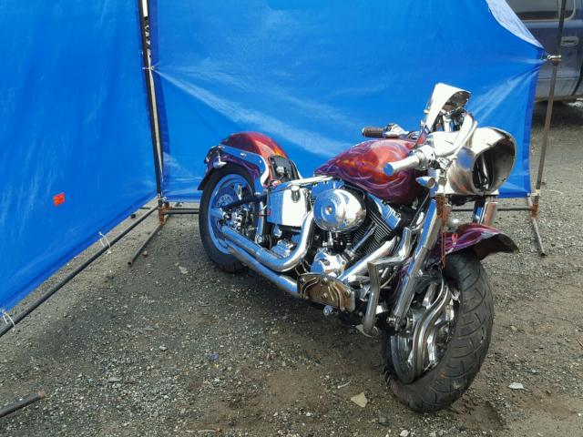 1HD1BMY19YY032461 - 2000 HARLEY-DAVIDSON FLSTF TWO TONE photo 1