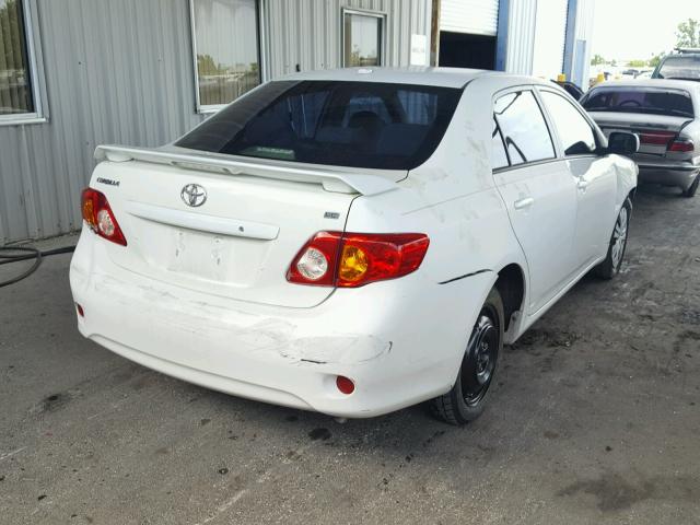 1NXBU4EE8AZ371017 - 2010 TOYOTA COROLLA WHITE photo 4