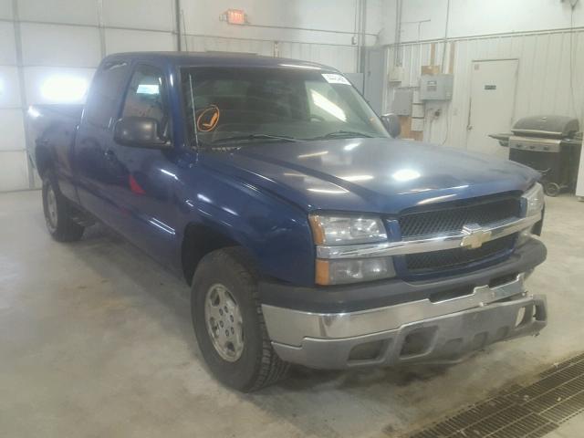 1GCEK19T03E120648 - 2003 CHEVROLET SILVERADO BLUE photo 1