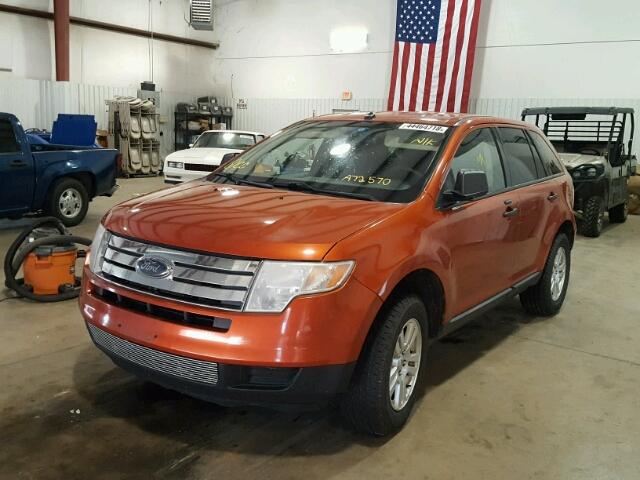 2FMDK36C88BA72570 - 2008 FORD EDGE SE ORANGE photo 2