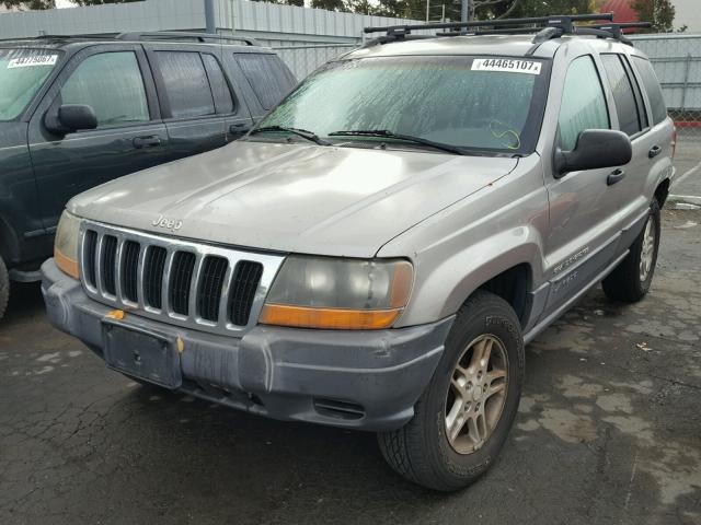 1J4GW48S02C108933 - 2002 JEEP GRAND CHER SILVER photo 2