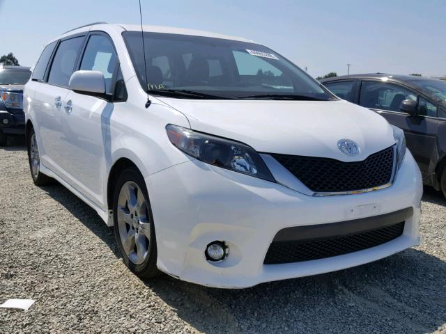 5TDXK3DC9DS404061 - 2013 TOYOTA SIENNA SPO WHITE photo 1