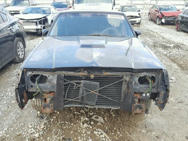 1G4GJ1170HP445737 - 1987 BUICK REGAL Negro foto 9