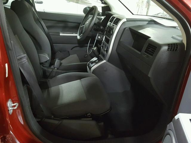 1J8FT47068D781618 - 2008 JEEP COMPASS SP წითელი ფოტო 5