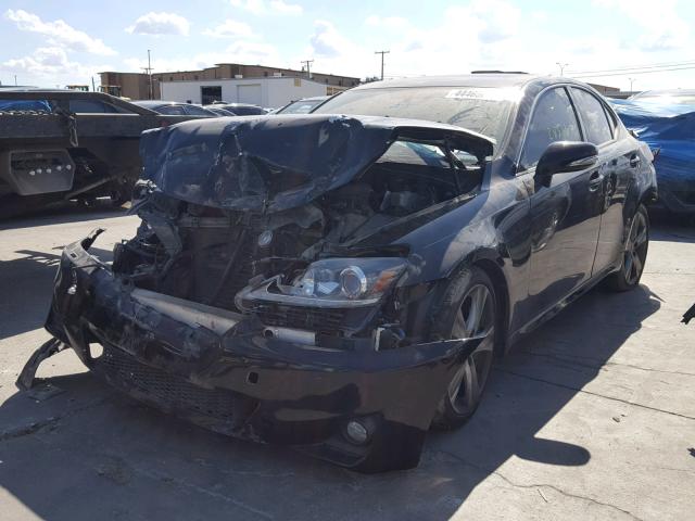 JTHBE5C23B5028223 - 2011 LEXUS IS 350 BLACK photo 2