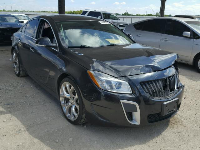 2G4GV5GV5C9173713 - 2012 BUICK REGAL GS BLACK photo 1