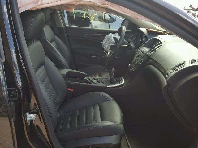 2G4GV5GV5C9173713 - 2012 BUICK REGAL GS Noir photo 5