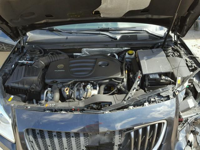 2G4GV5GV5C9173713 - 2012 BUICK REGAL GS Noir photo 7