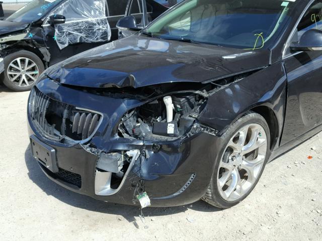 2G4GV5GV5C9173713 - 2012 BUICK REGAL GS BLACK photo 9