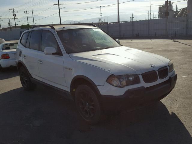 WBXPA73425WC49557 - 2005 BMW X3 2.5I WHITE photo 1