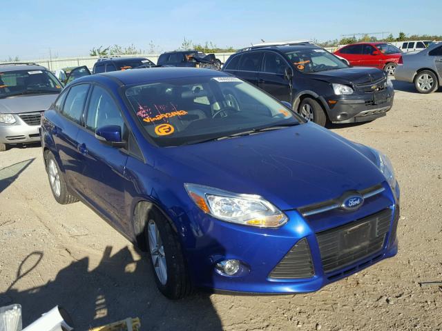 1FADP3F29EL293142 - 2014 FORD FOCUS BLUE photo 1