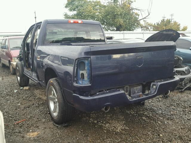 1C6RD6FT4CS302262 - 2012 DODGE RAM 1500 S BLUE photo 3