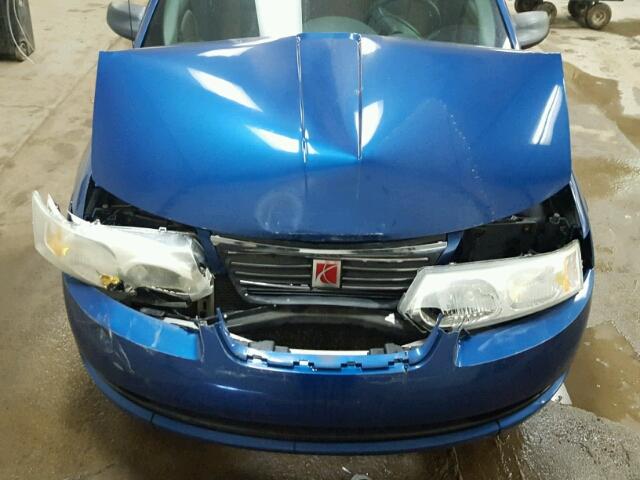 1G8AJ52F65Z112640 - 2005 SATURN ION LEVEL BLUE photo 7