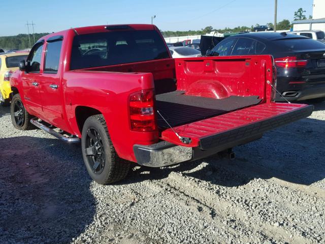 2GCEC13J481323748 - 2008 CHEVROLET SILVERADO RED photo 3